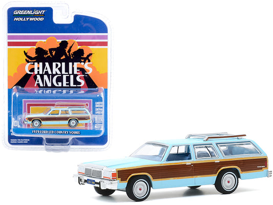 1979 Ford LTD Country Blue Diecast Model Car Charlie's Angels