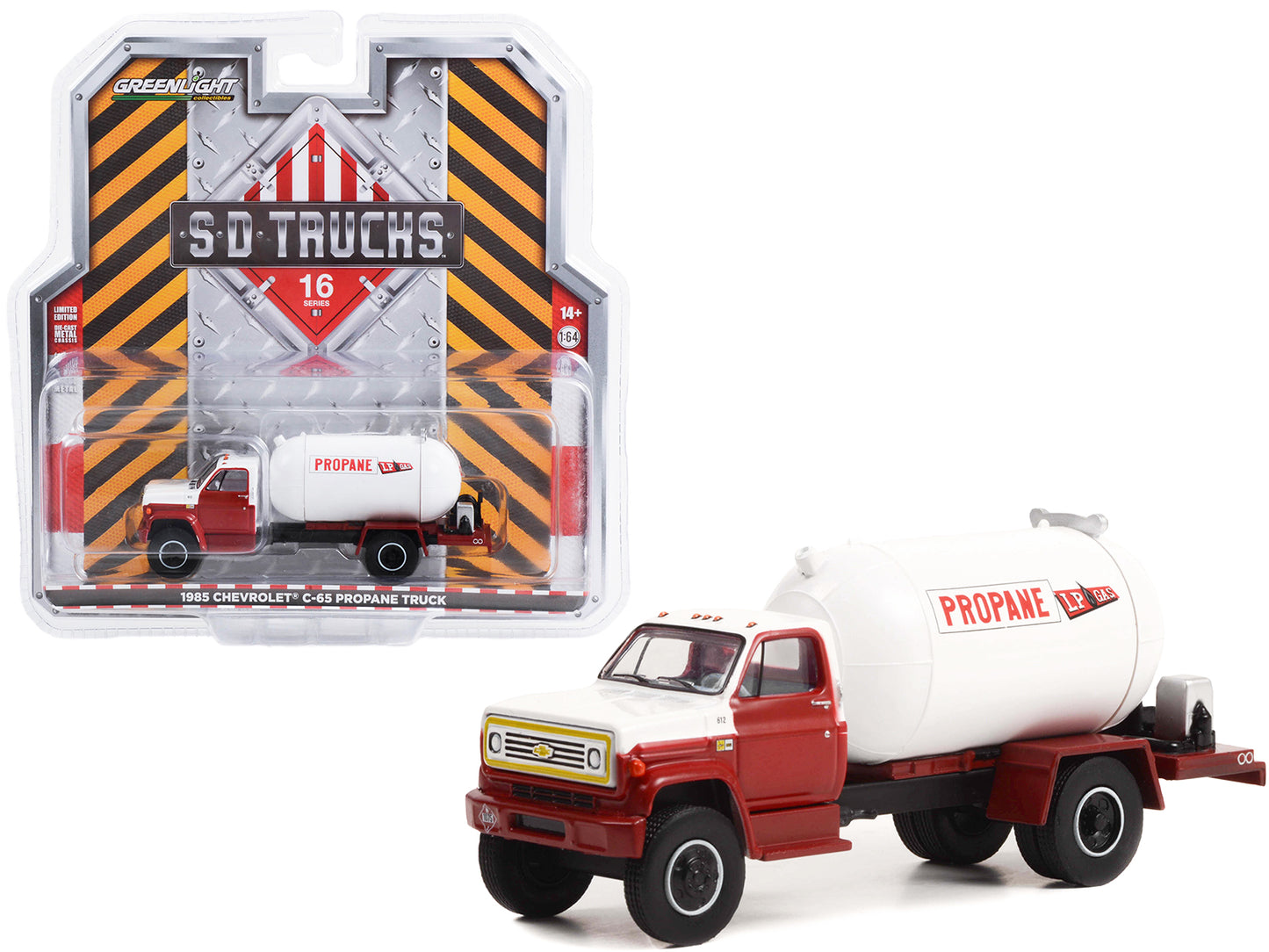 1985 Chevrolet C-65 Red Diecast Model Delivery Truck 