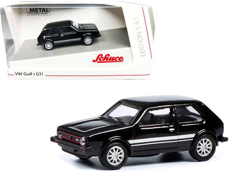 Volkswagen Golf I GTI Black Diecast Model Car 