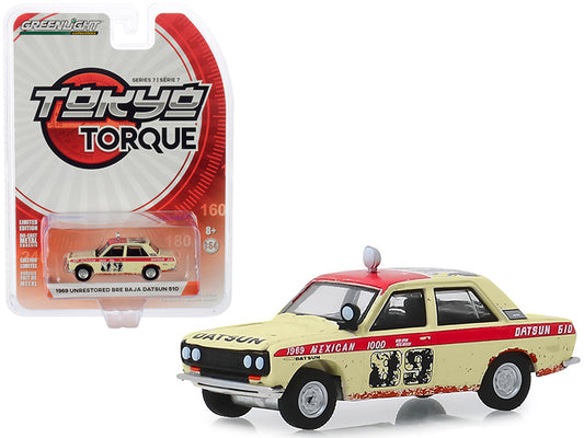 1969 Datsun 510 4  Diecast Model Race Car 