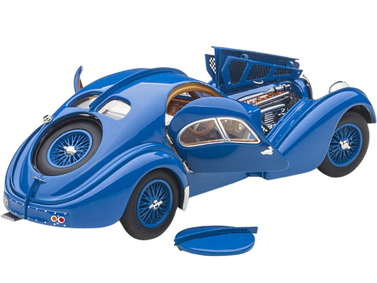 1938 Bugatti Type 57SC Blue Diecast Model Car 