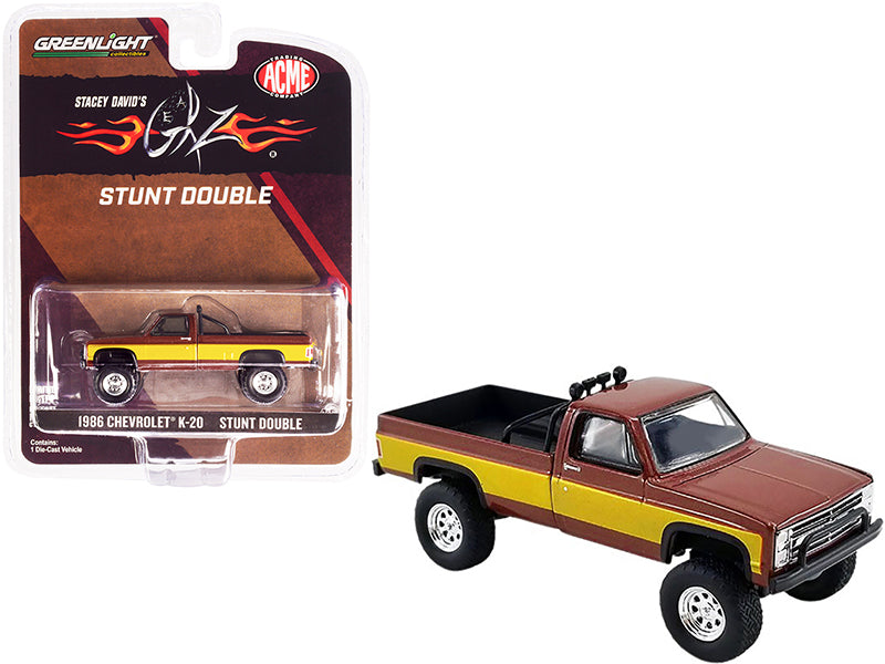 1986 Chevrolet K-20 Brown Diecast Model Pickup Truck 