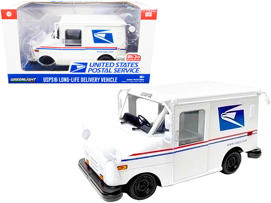 USPS LLV Long Life White Diecast Model Mail Delivery Vehicle 