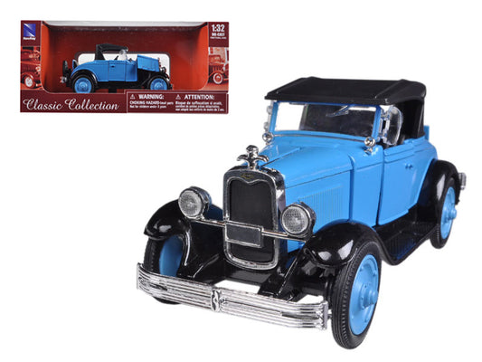 1928 Chevrolet Roadster  Blue Diecast Model Car 