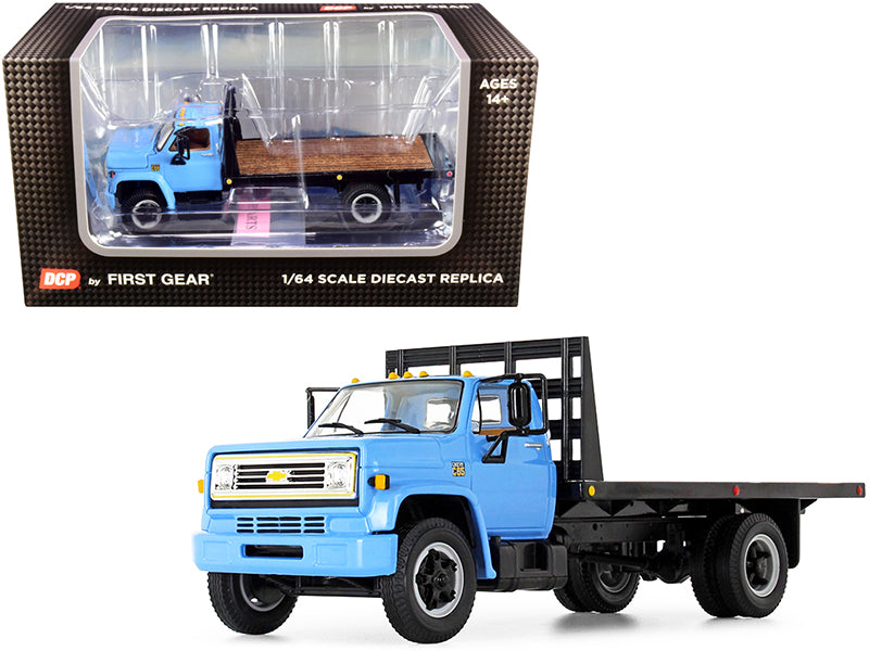 Chevrolet C65 Flatbed  Blue Diecast Model Flatbed Truck 