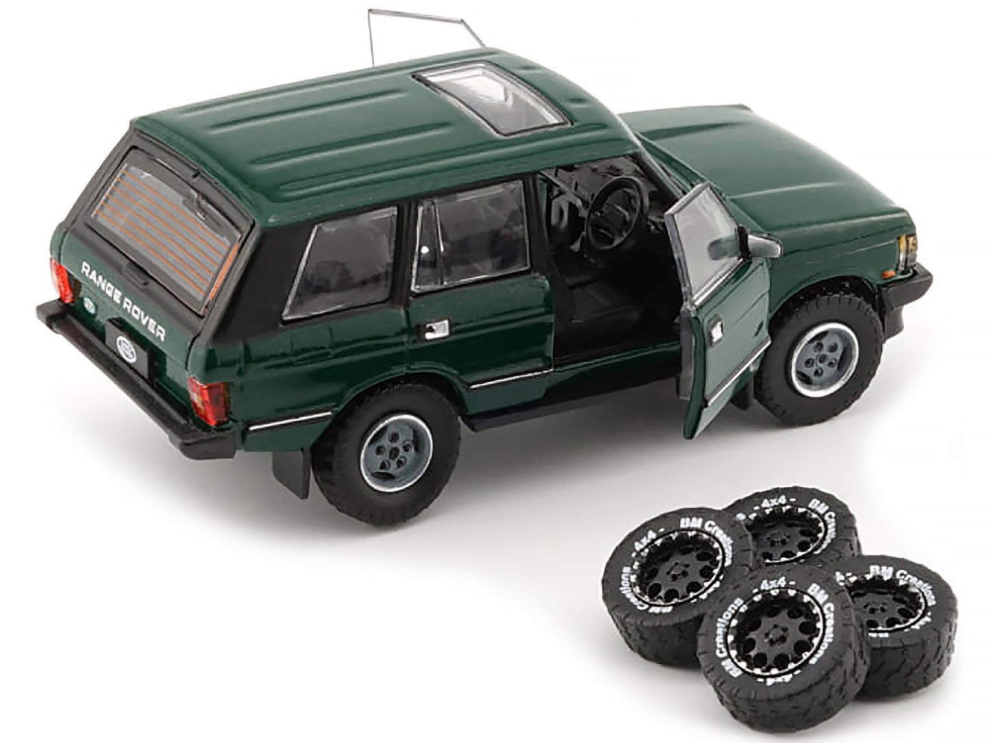 Land Rover Range Rover Green Diecast Model Car 