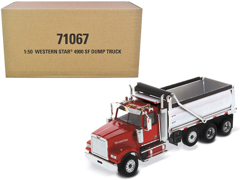 Western Star 4900 SF Red Diecast Model Dump Truck 