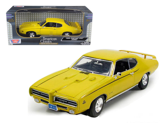1969 Pontiac GTO Judge Yellow Diecast Model Car 