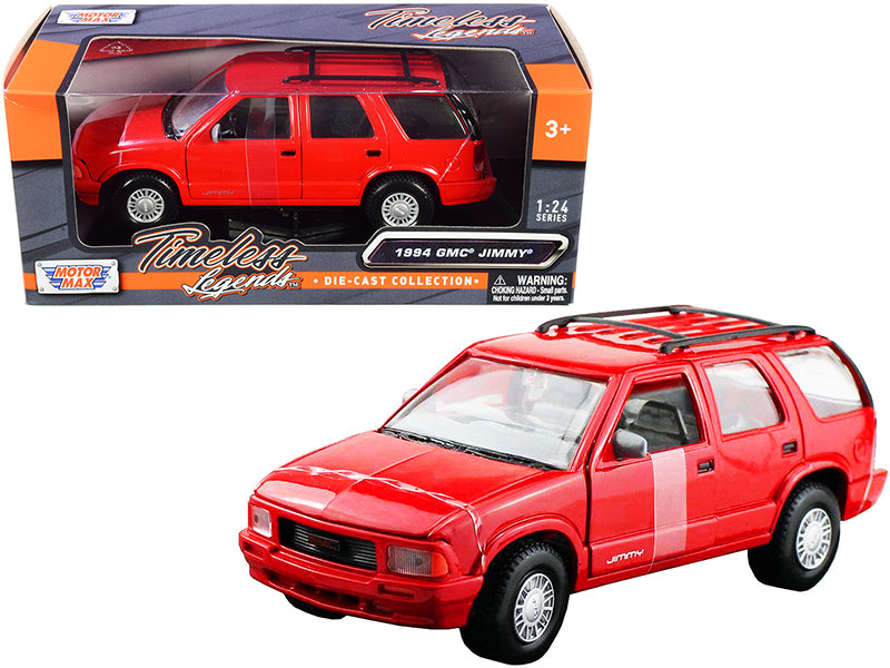 1994 GMC Jimmy w Red Diecast Model Car 