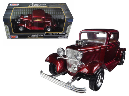 1932 Ford Coupe  Red Diecast Model Car 
