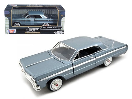 1964 Chevrolet Impala  Blue Diecast Model Car 