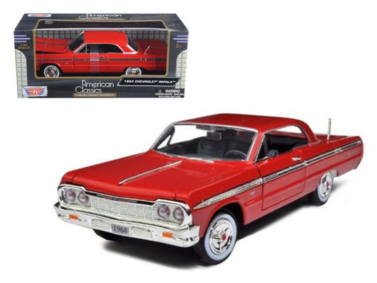 1964 Chevrolet Impala  Red Diecast Model Car 