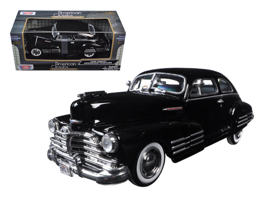 Brand new 1/24 scale diecast car model of 1948 Chevrolet Aerosedan Fleetline Black die cast model car by Motormax.
Brand