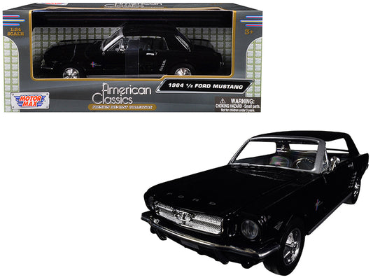 1964-1/2 Ford Mustang Black Diecast Model Car