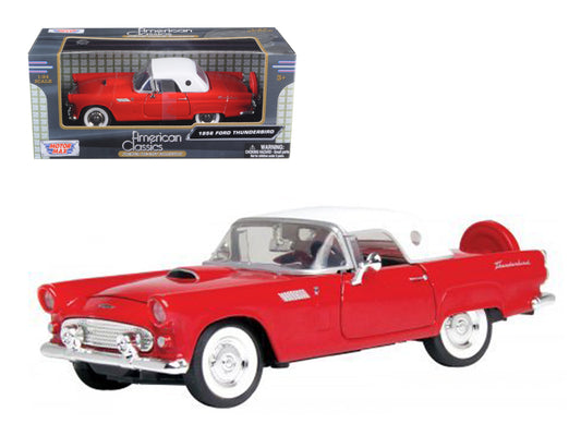 1956 Ford Thunderbird  Red Diecast Model Car 