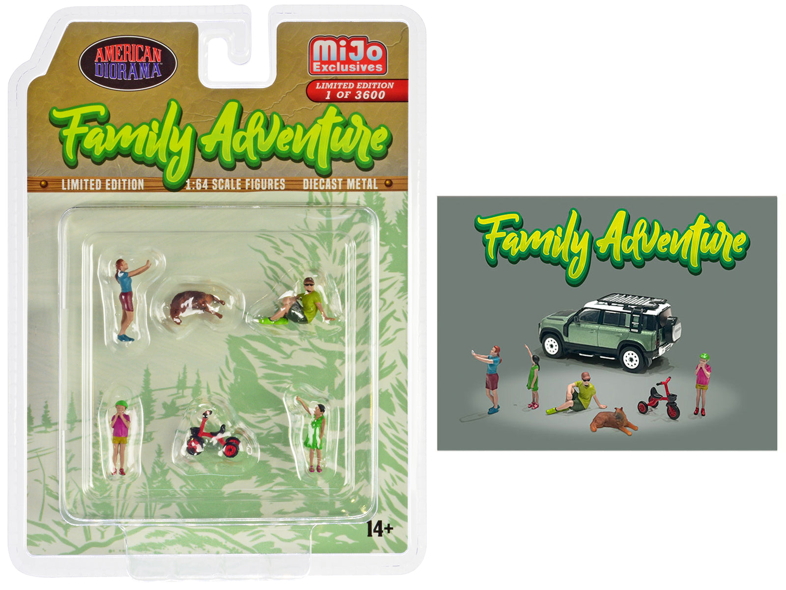 Family Adventure  Diecast Model Lifestyle Figure 