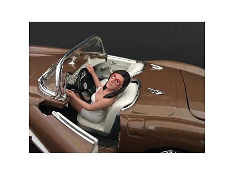 Figurine of   Model Female Driver Figure 