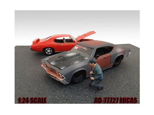Lucas  Diecast Model Auto Mechanic Figure Automotive Repair