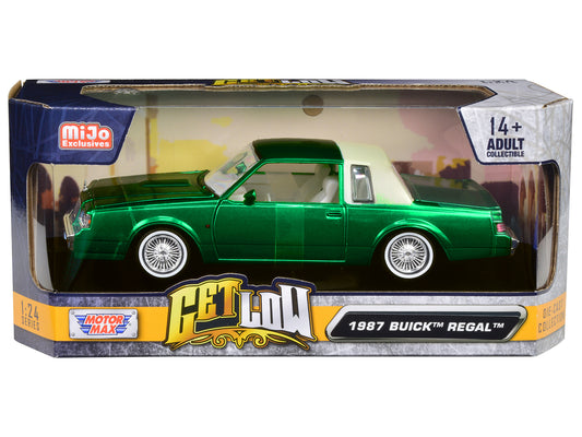 1987 Buick Regal  Green Diecast Model Car 