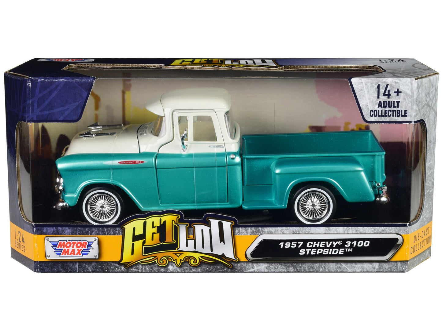 1957 Chevrolet 3100 Stepside vrolet Diecast Model Pickup Truck Lowriders