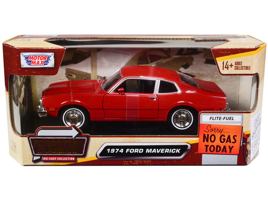 1974 Ford Maverick  Red Diecast Model Car 