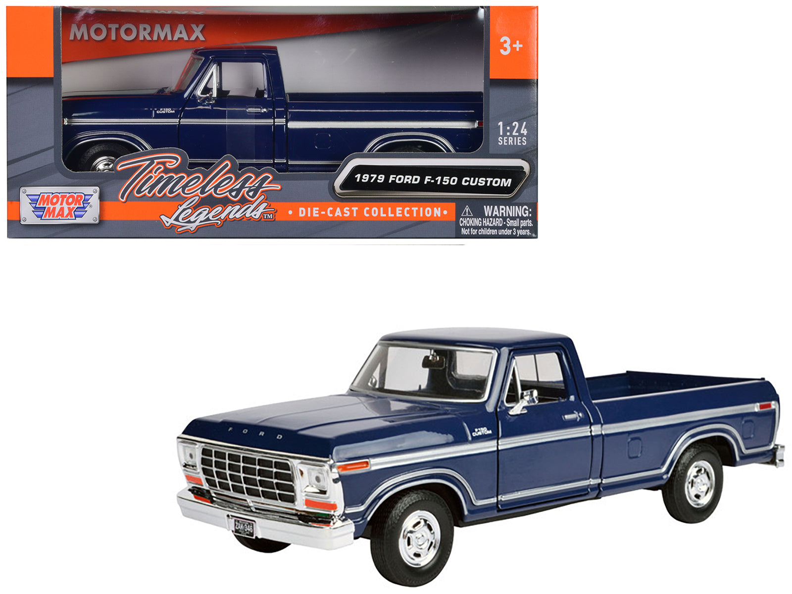 1979 Ford F-150 Blue Diecast Model Pickup Truck 