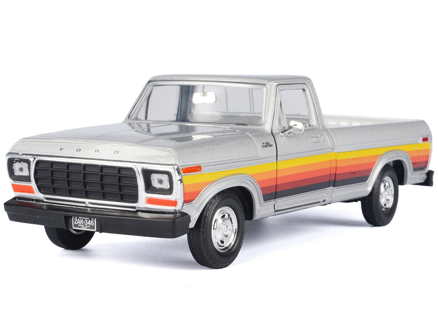 1979 Ford F-150 Silver Diecast Model Pickup Truck