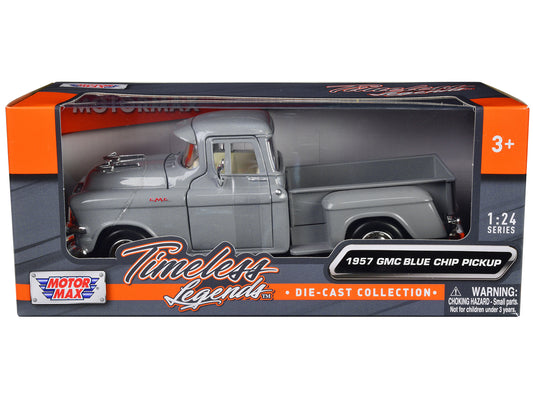 1957 GMC  Chip Blue Diecast Model Pickup Truck 