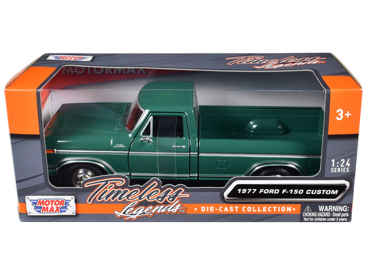 1977 Ford F-150 Green Diecast Model Pickup Truck