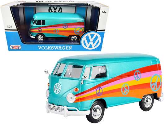 Volkswagen Type 2 T1 Turquoise Diecast Model Van 