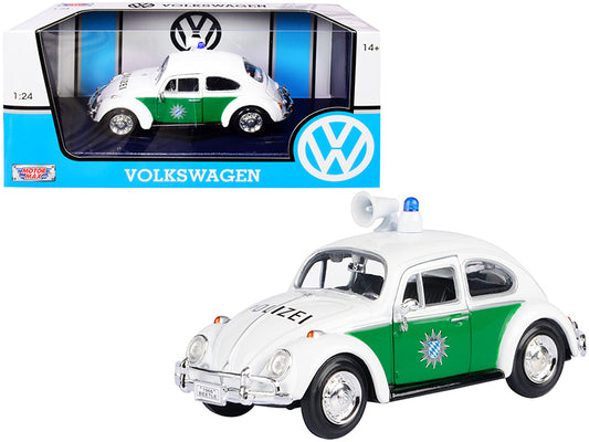 1966 Volkswagen Beetle White Diecast Model Car 