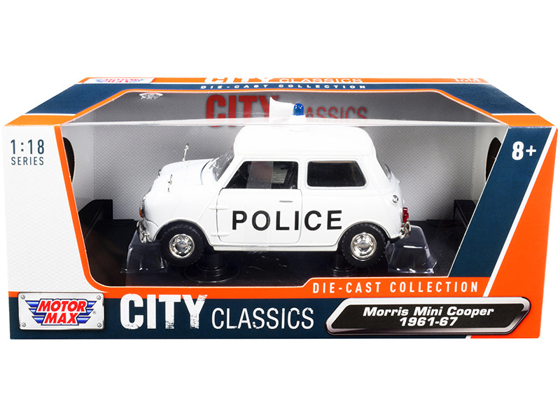 1961-1967 Morris Mini White Diecast Model Car 