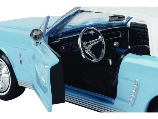 1968 1/2 Ford Mustang Blue Diecast Model Car James Bond 007