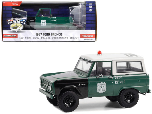 1967 Ford Bronco  Green Diecast Model Car 