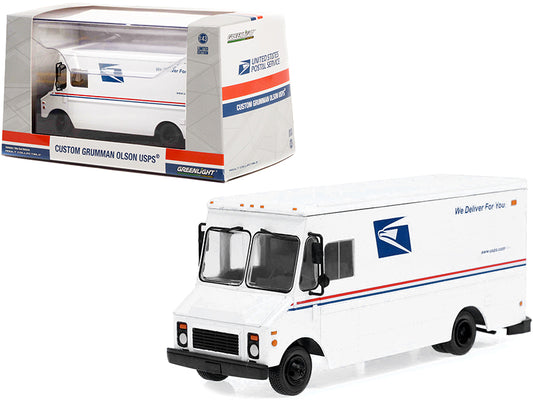 Grumman Olson USPS White Diecast Model Delivery Truck 