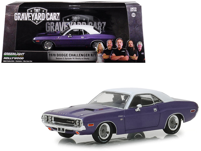 1970 Dodge Challenger R Purple Diecast Model Car Graveyard Carz