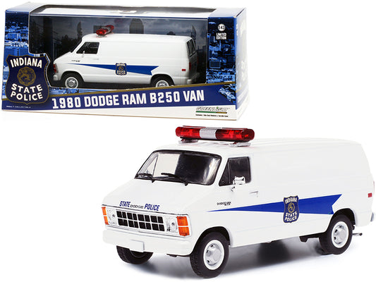 1980 Dodge Ram B250 White Diecast Model Van 