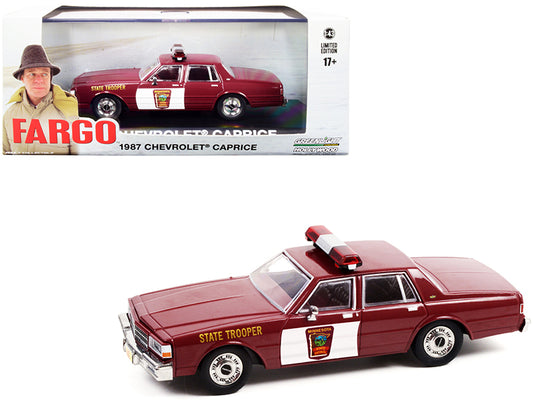 1987 Chevrolet Caprice  Red Diecast Model Car Fargo (1996)