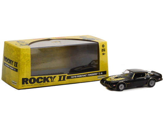 1979 Pontiac Firebird T Black Diecast Model Car Rocky II (1979)