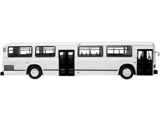 MCI Classic City Bus White Diecast Model Bus 