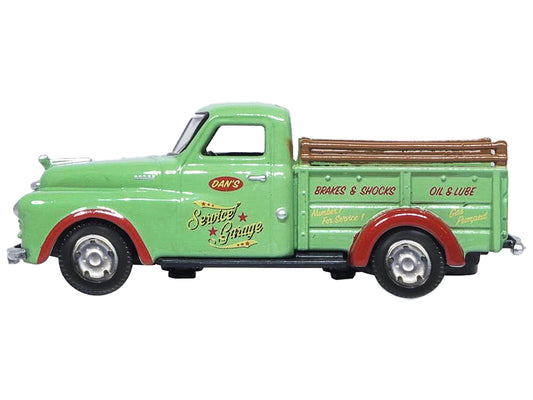 1948 Dodge B-1B 1:87 Scale Green Diecast Model Pickup Truck