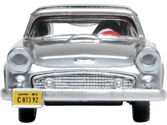 1956 Ford Thunderbird  Gray Diecast Model Car 