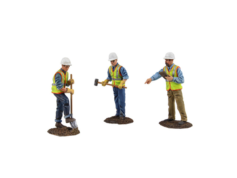 Metal  Diecast Model Construction Worker Figure 