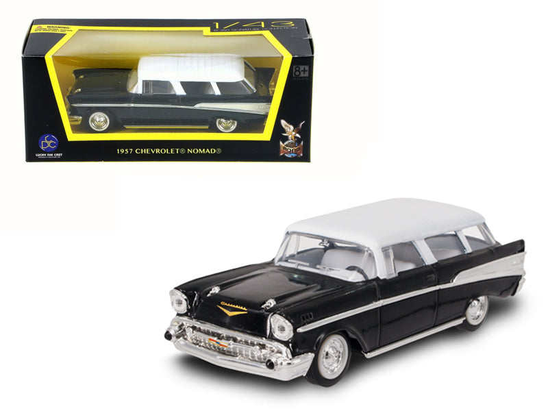 1957 Chevrolet Nomad  Black Diecast Model Car 