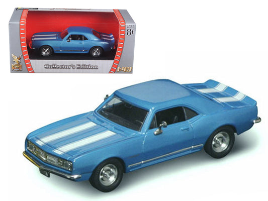 1967 Chevrolet Camaro Z Blue Diecast Model Car 