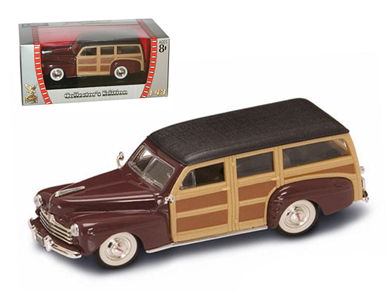 1948 Ford Woody  Red Diecast Model Car 