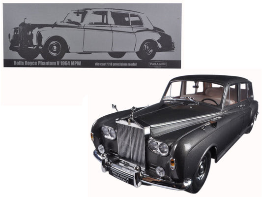 1964 Rolls Royce Phantom Gray Diecast Model Car 