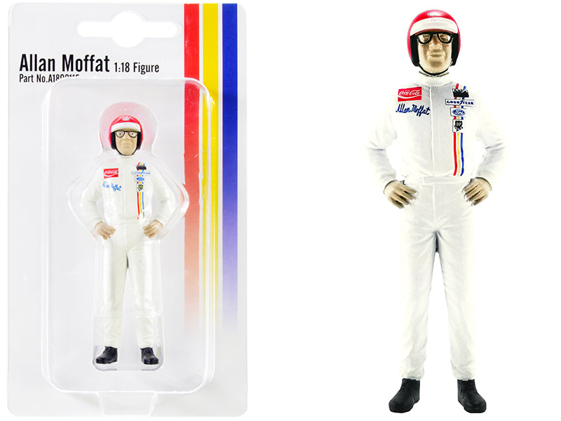 Allan Moffat   Model Race Car Driver Figure Coca-Cola