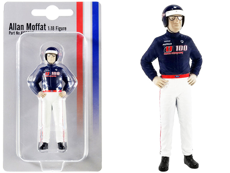 Allan Moffat   Model Race Car Driver Figure 