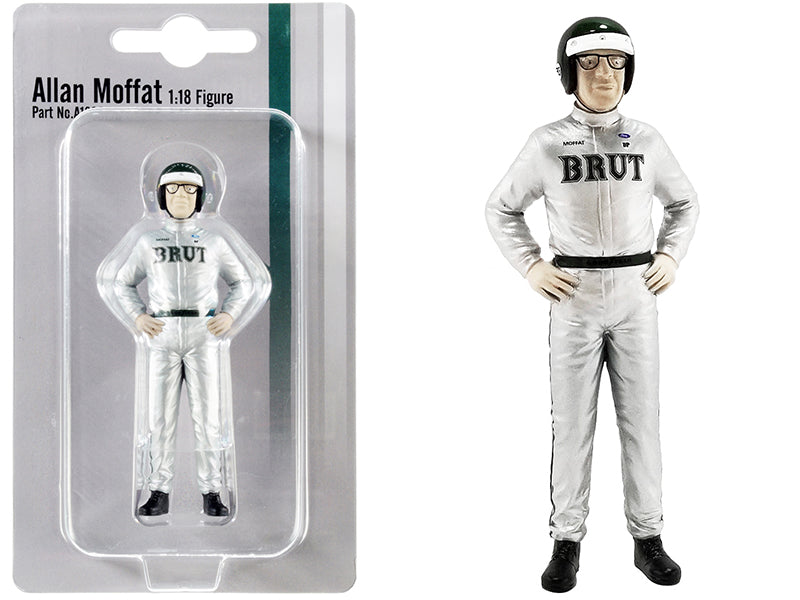 Allan Moffat   Model Race Car Driver Figure 